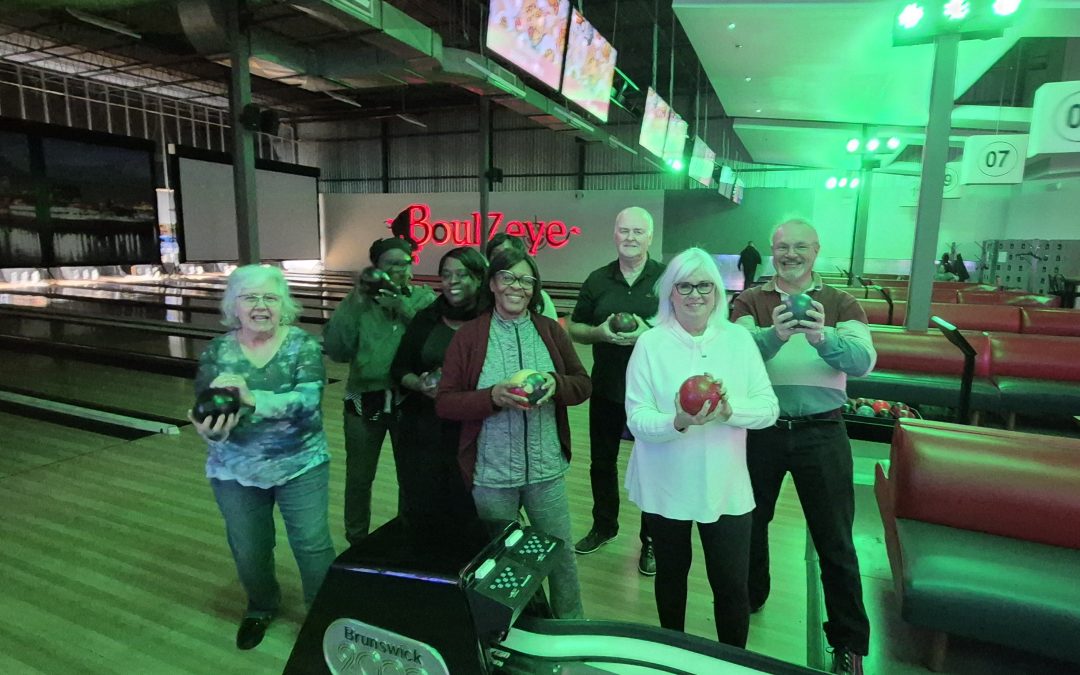 Une dynamique séance de quilles… malgré la tempête hivernale !